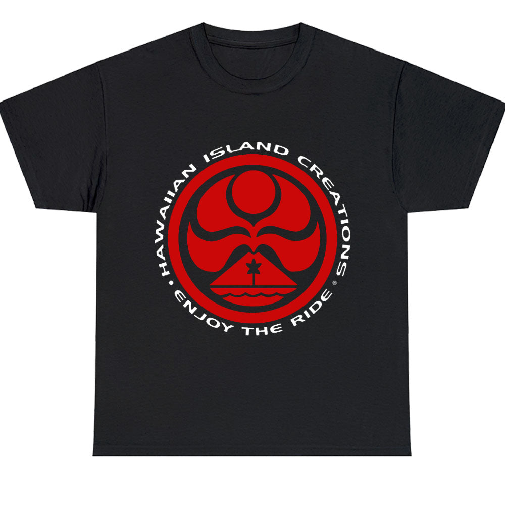 HIC Hawaiian Island Creations Surfing Logo Men's Unisex T Shirt Size S to 3XL