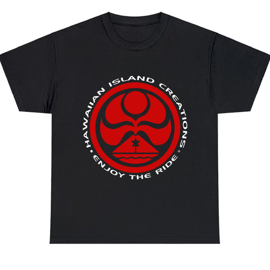 HIC Hawaiian Island Creations Surfing Logo Men's Unisex T Shirt Size S to 3XL