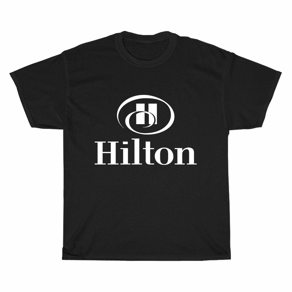 HILTON HOTEL LOGO Men's Unisex T Shirt Size S to 3XL