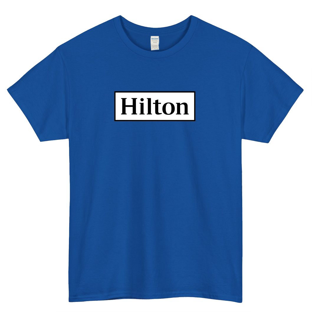 HILTON HOTEL LOGO short SLEEVE T SHIRT -P