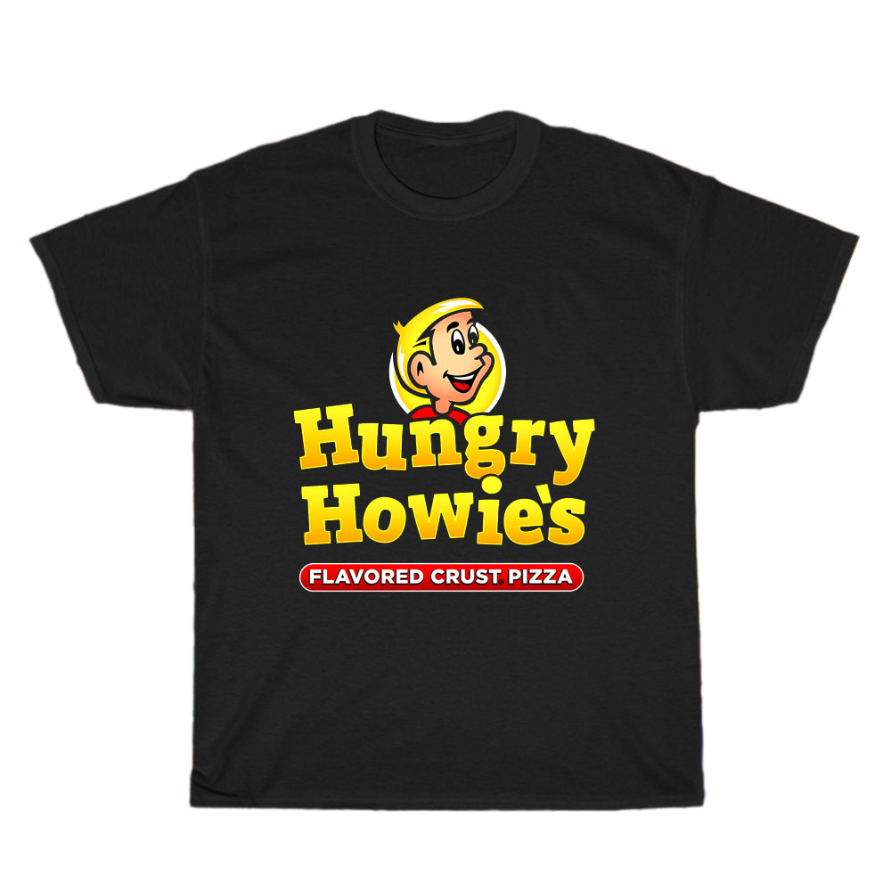HUNGRY HOWIE'S PIZZA logo Men's Unisex T Shirt Size S to 3XL