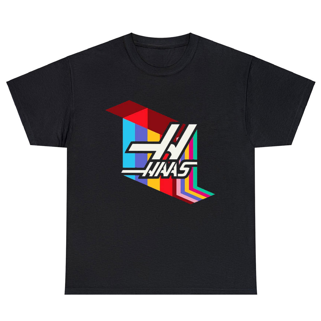 Haas Racing Famous Logo Men's Unisex T Shirt Size S to 3XL