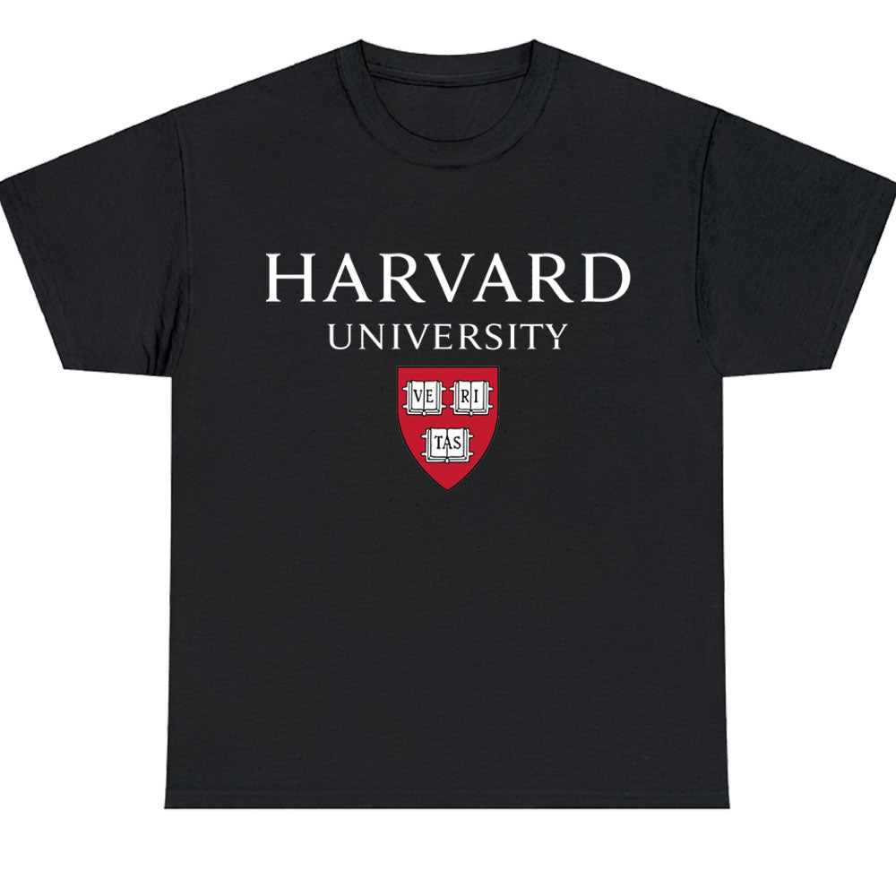 Harvard University Logo Men's Unisex T Shirt Size S to 3XL
