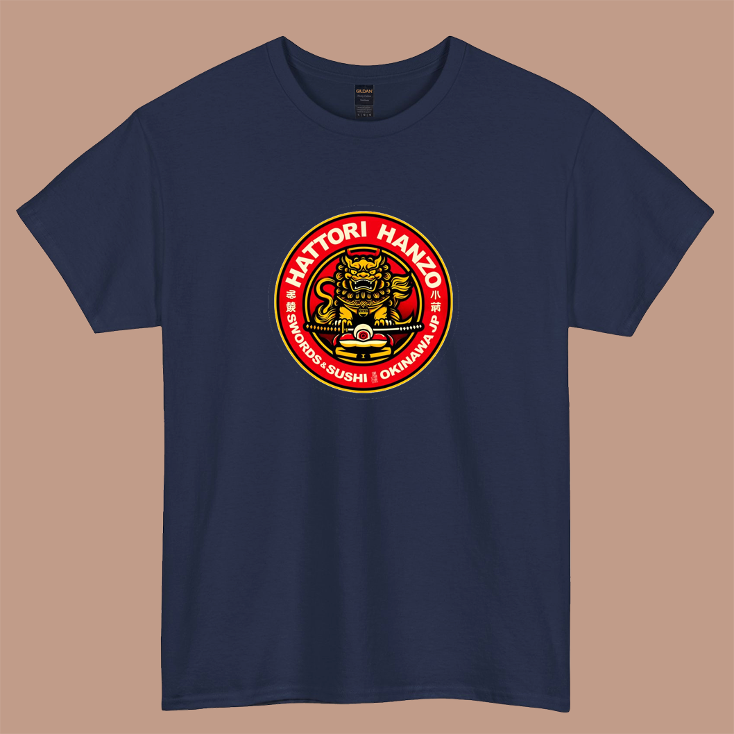 Hattori Hanzo LOGO short sleeve t shirt size S-3XL -P