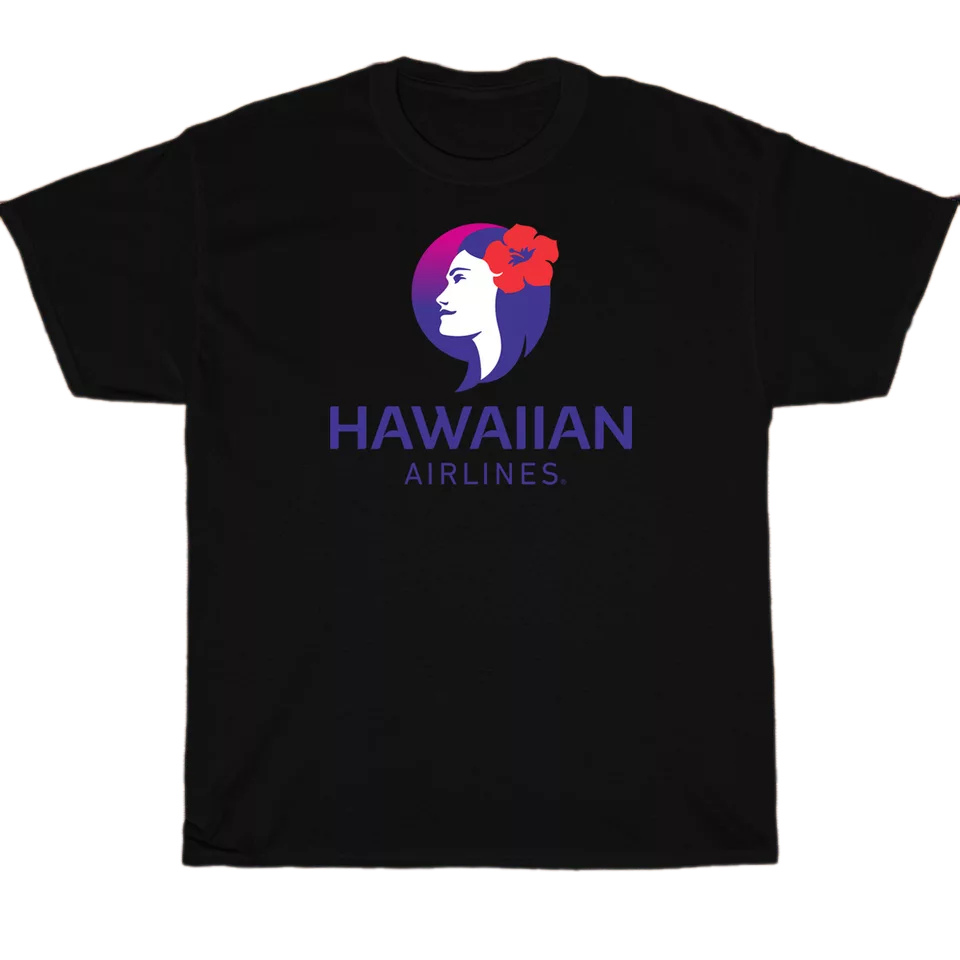 Hawaiian Airlines Logo Men's Unisex T Shirt Size S to 3XL