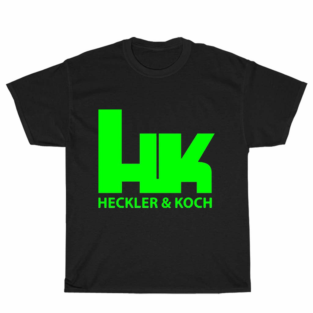 Heckler & Koch HK Firearms Guns Logo Men's Unisex T Shirt Size S to 3XL