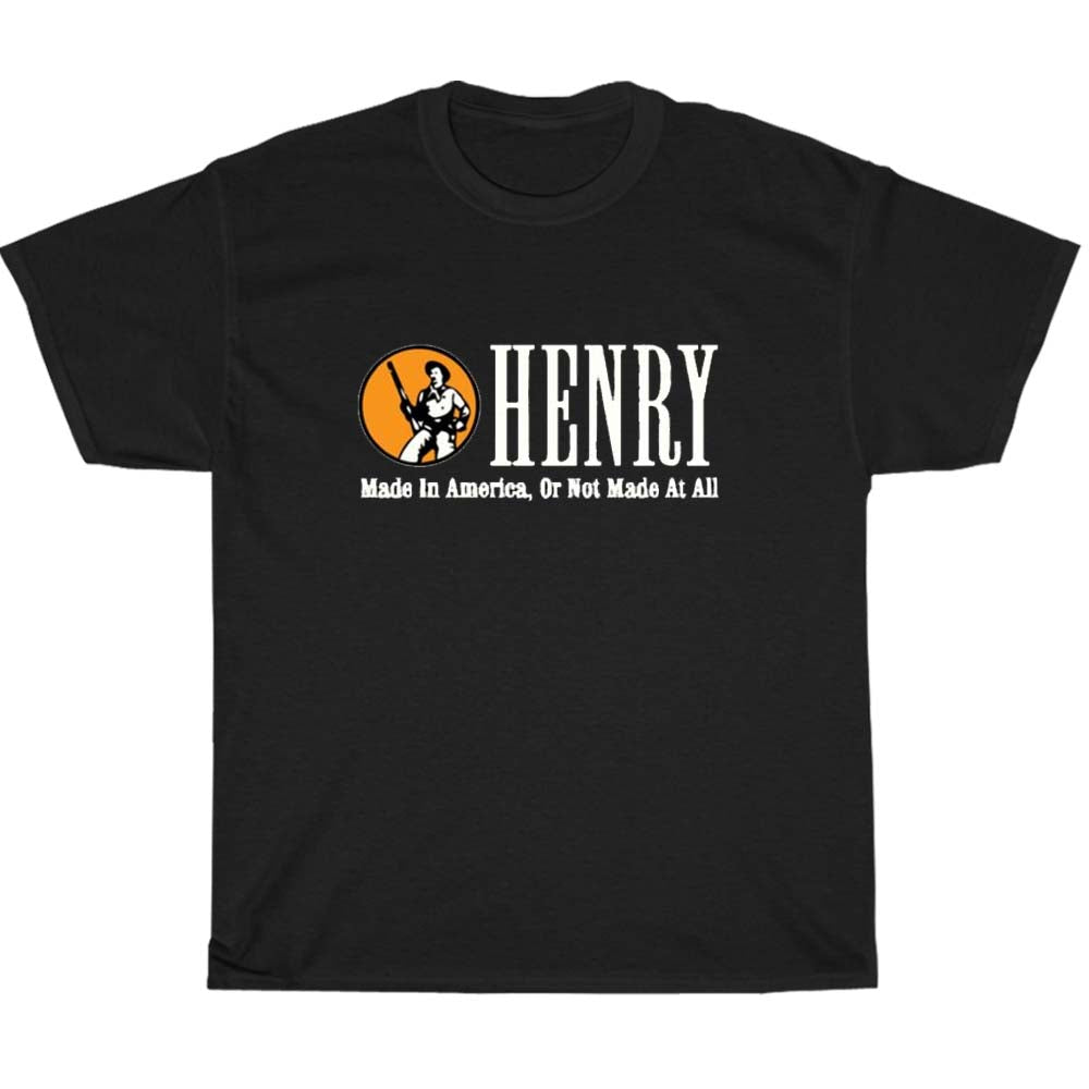 Henry Repeating Arms Firearms Logo Men's Unisex T Shirt Size S to 3XL
