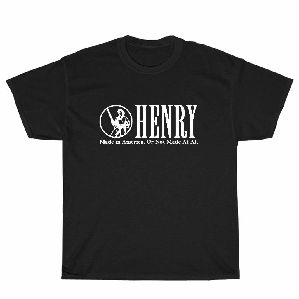 Henry Repeating Arms Firearms Logo Men's Unisex T Shirt Size S to 3XL