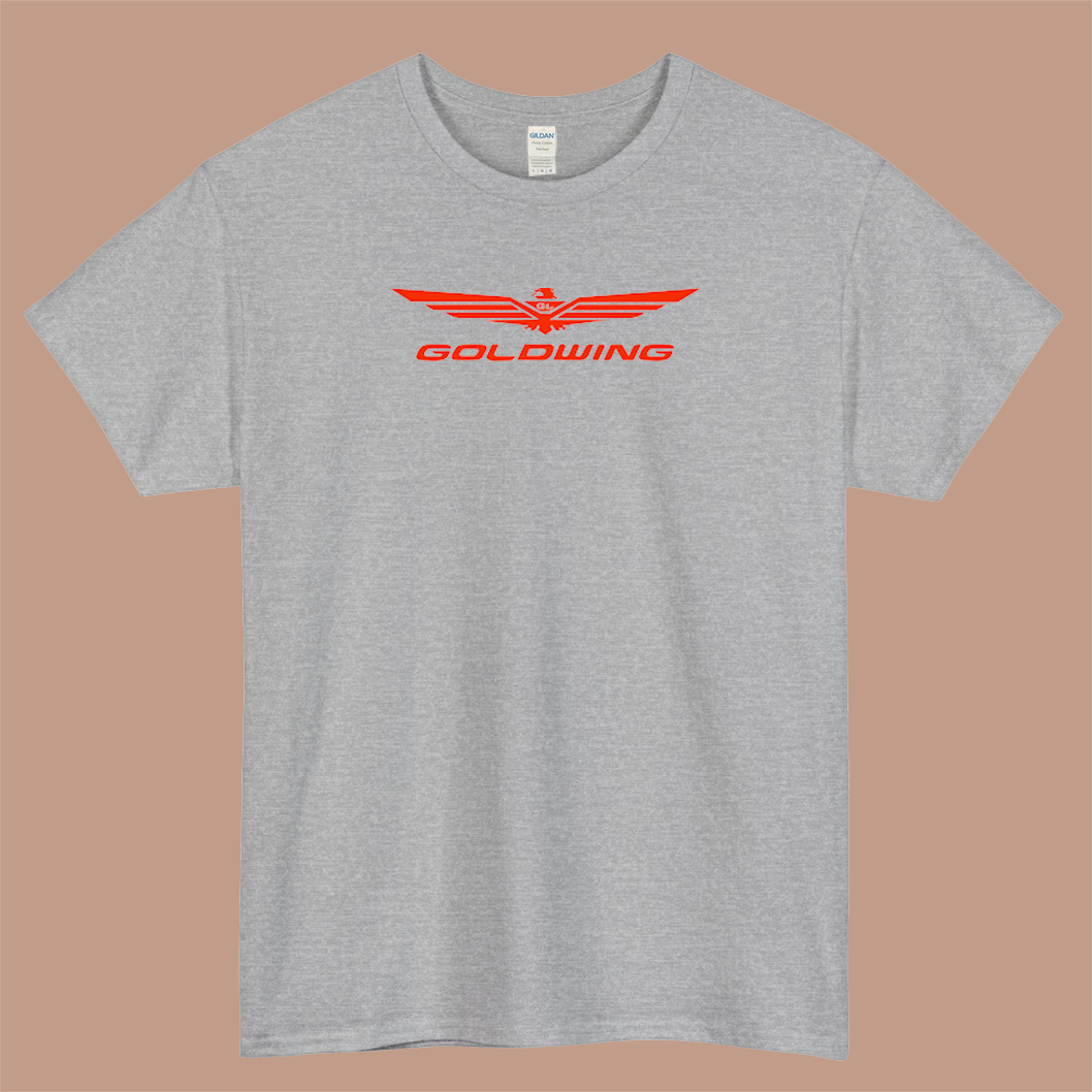 Honda Goldwing Red Logo Mens Unisex Short Sleeve T-Shirt Size S-3XL - P
