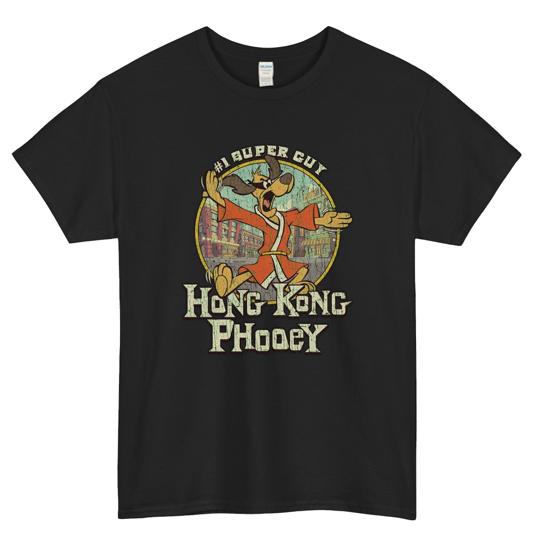 Hong Kong Phooey 1974 Logo Mens Unisex Short Sleeve T-Shirt Size S-3XL - P