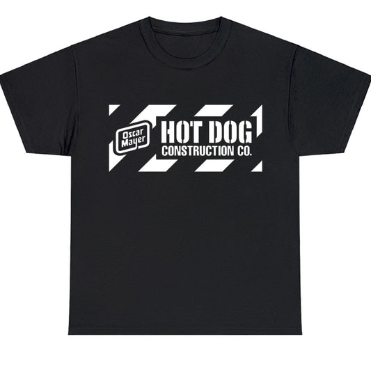 Hot Dog Construction Logo Men's Unisex T Shirt Size S to 3XL