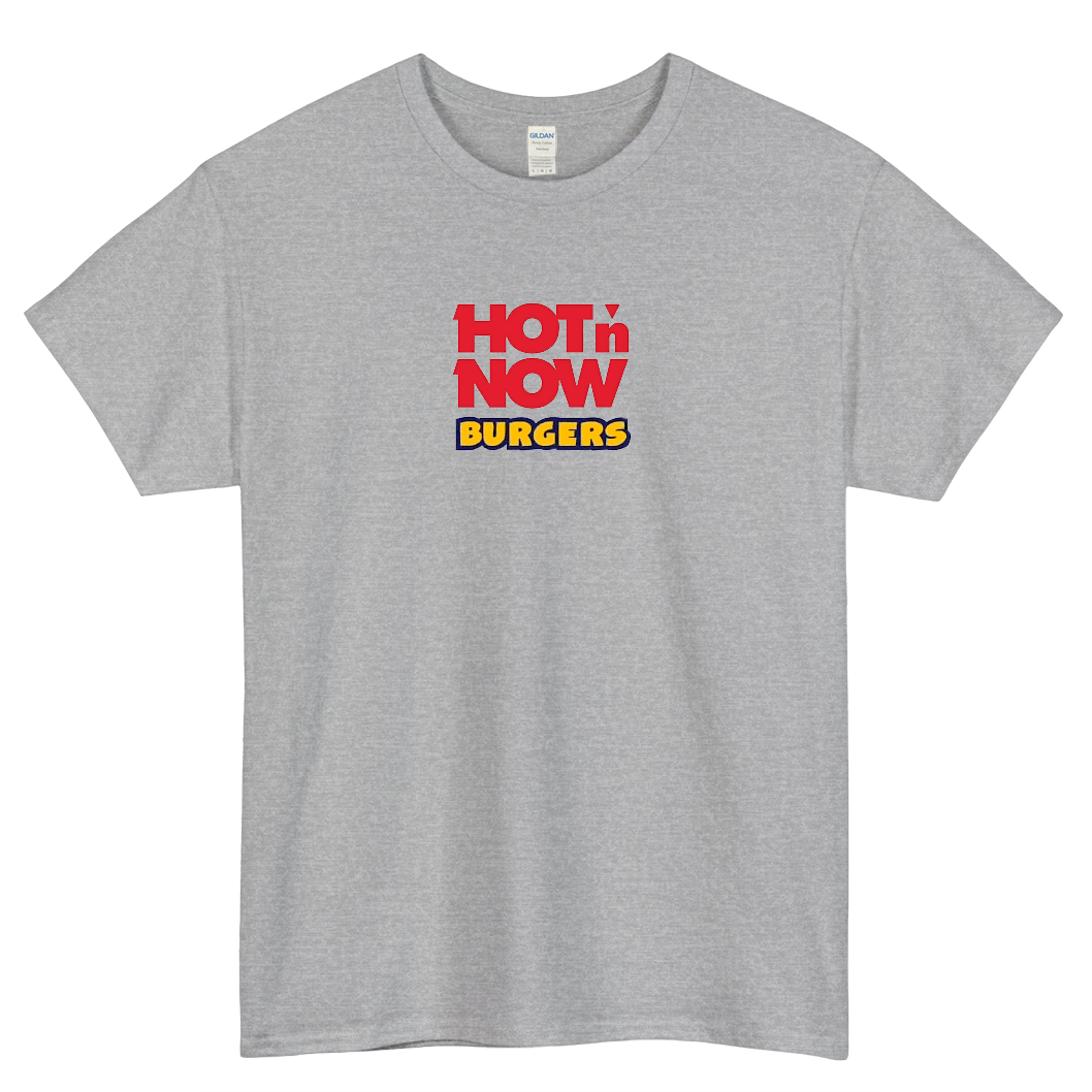 Hot 'n Now Hamburgers Restaurant logo short SLEEVE T SHIRT -P