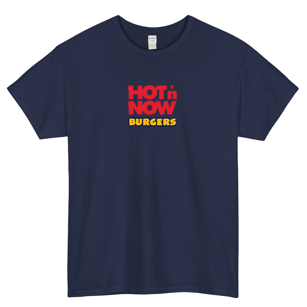 Hot 'n Now Hamburgers Restaurant logo short SLEEVE T SHIRT -P