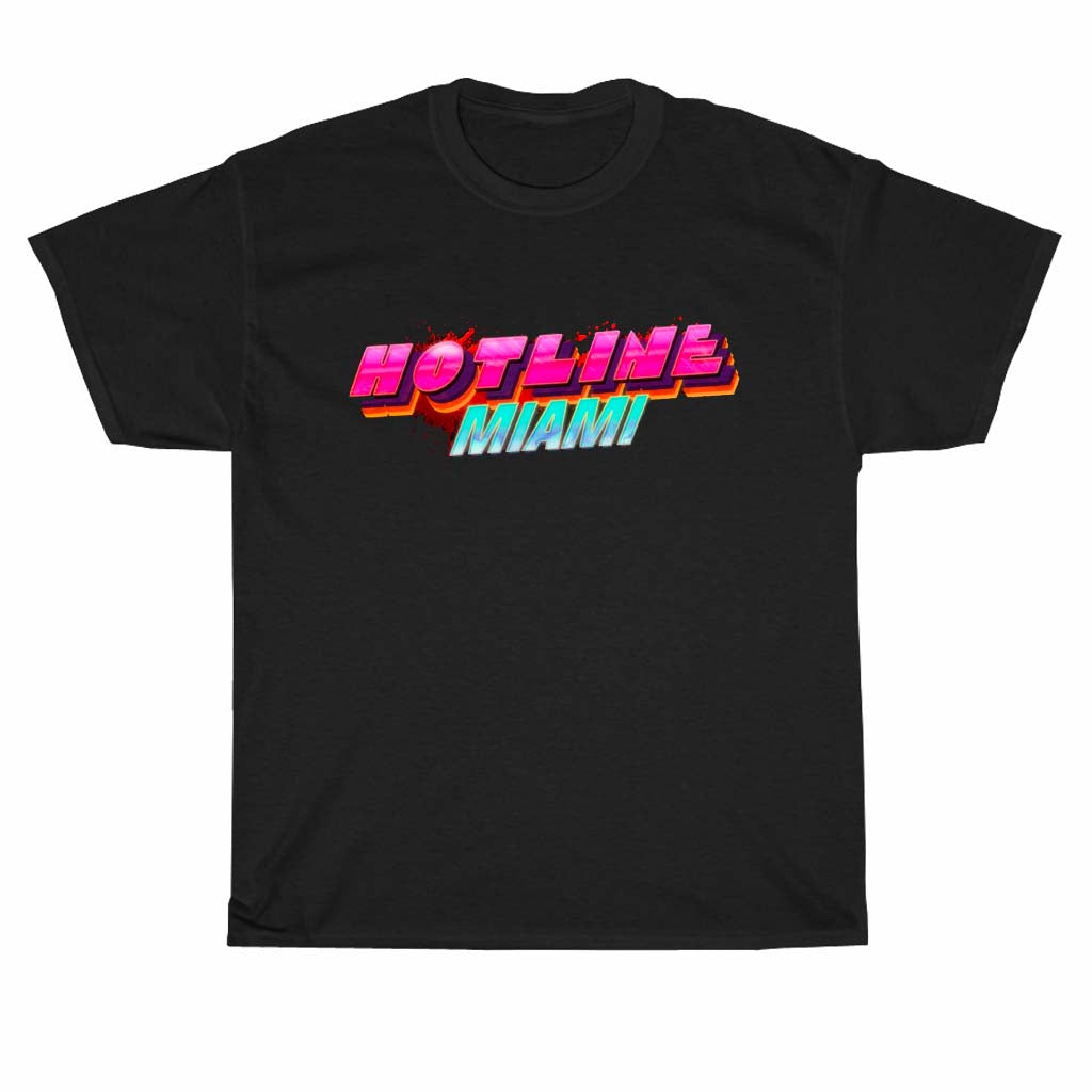 Hotline Miami Games Logo Men's Unisex T Shirt Size S to 3XL