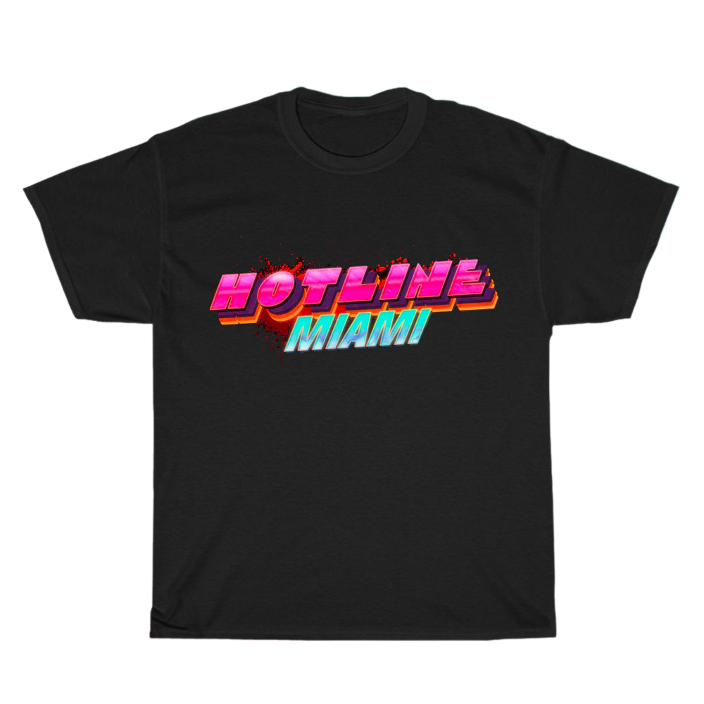 Hotline Miami Games Logo Men's Unisex T Shirt Size S to 3XL