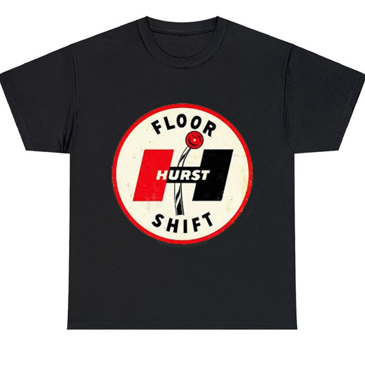 Hurst Floor Shifter Logo Men's Unisex T Shirt Size S to 3XL