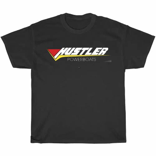 Hustler Powerboats Logo Men's Unisex T Shirt Size S to 3XL