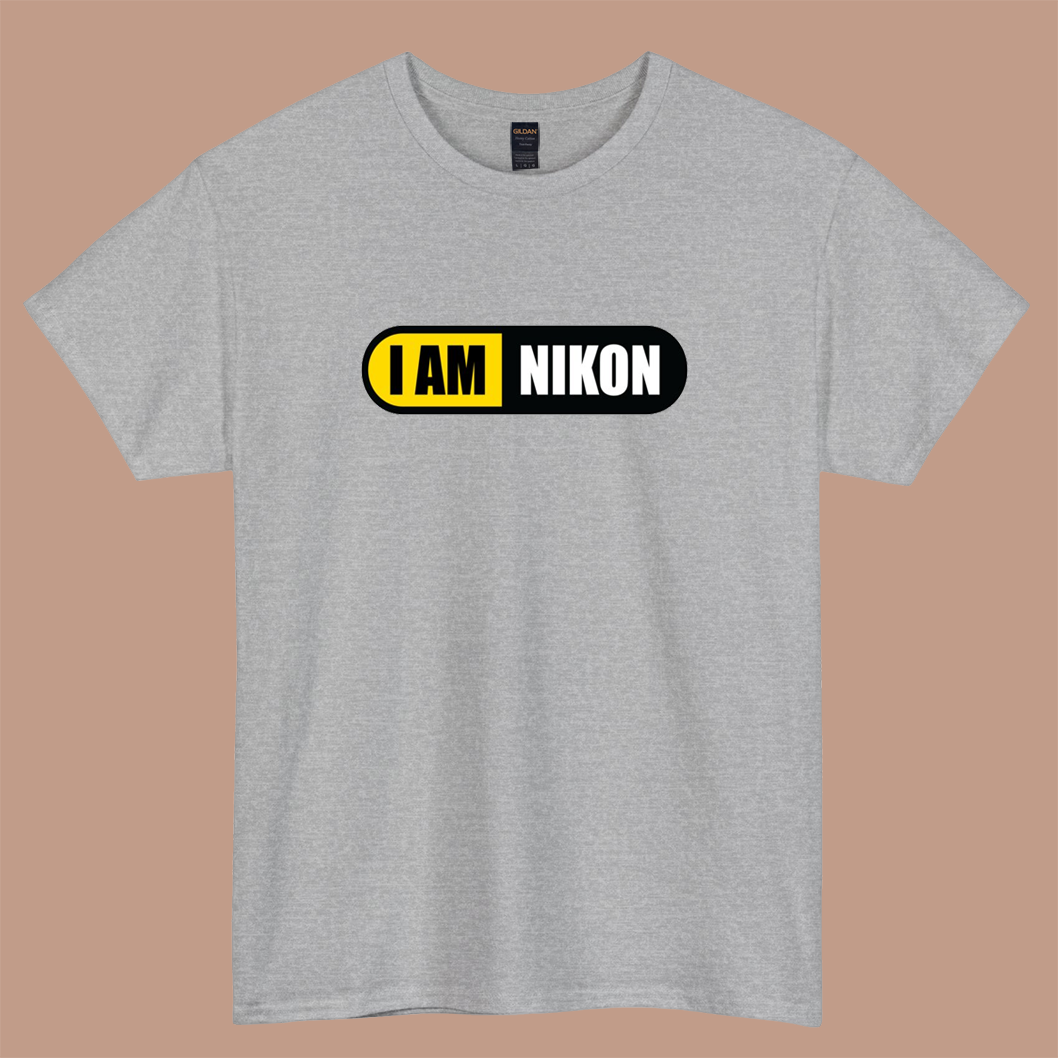 I AM NIKON Logo short sleeve t shirt S-3XL- P