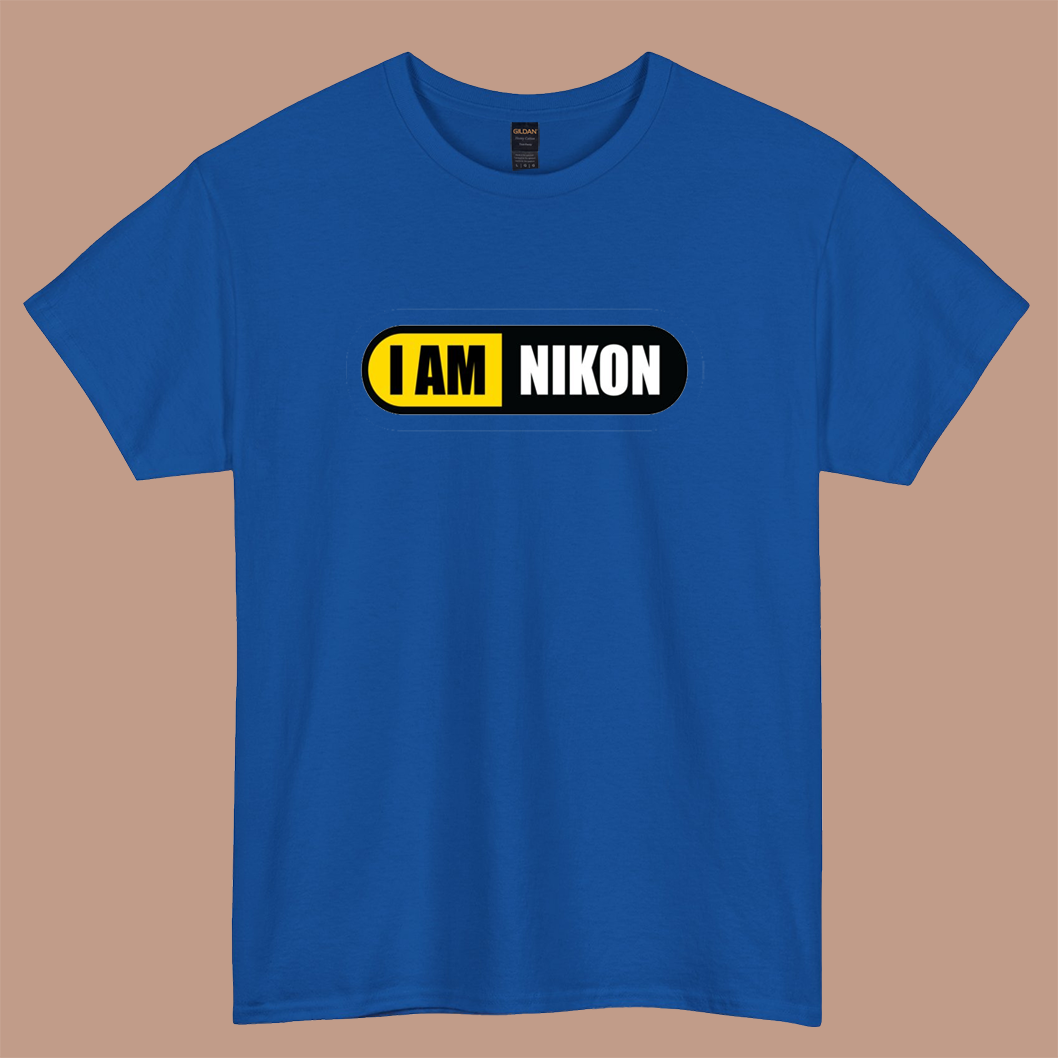 I AM NIKON Logo short sleeve t shirt S-3XL- P
