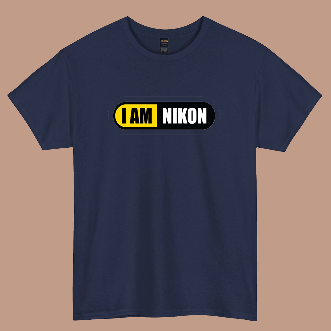 I AM NIKON Logo short sleeve t shirt S-3XL- P