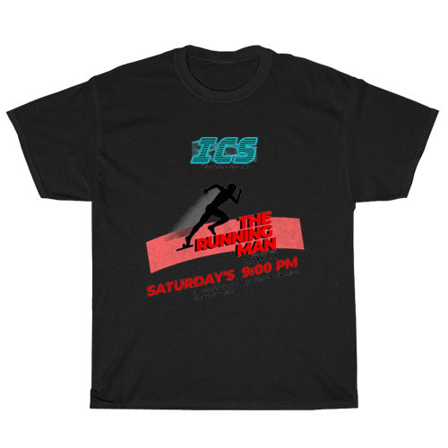 ICS Network Television The Running Man Action T Shirt S - 3XL