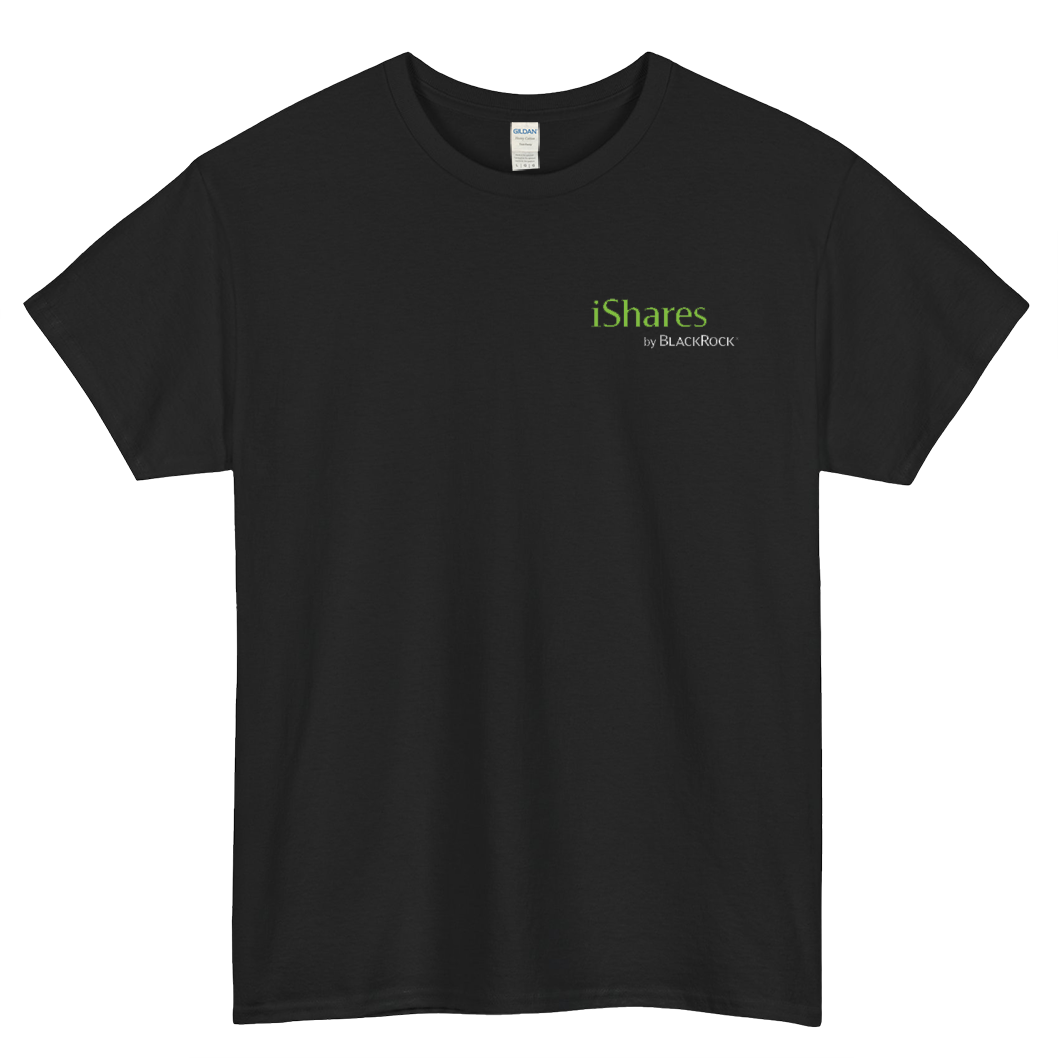 ISHARES BY BLACKROCK LOGO SHORT SLEEVE T SHIRT S-5XL- P