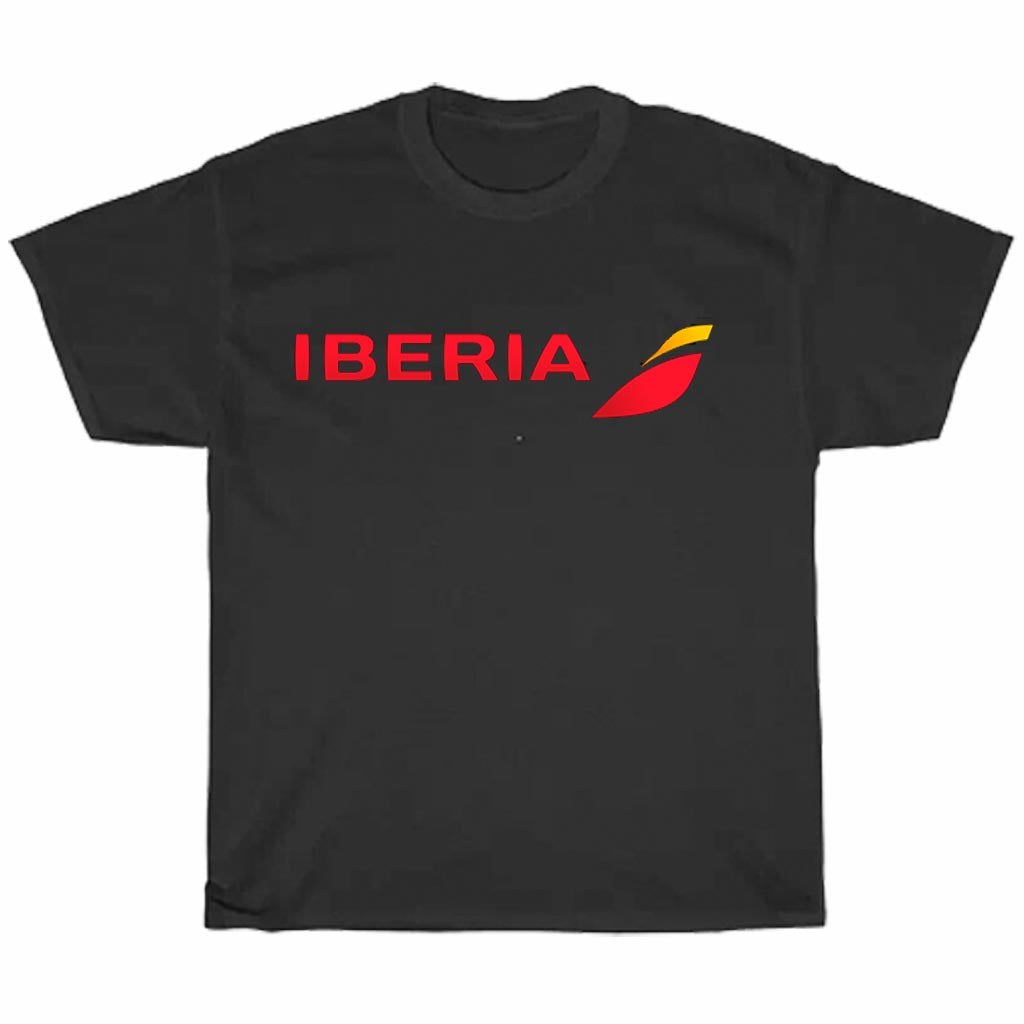 IIberia Airlines Logo Men's Unisex T Shirt Size S to 3XL