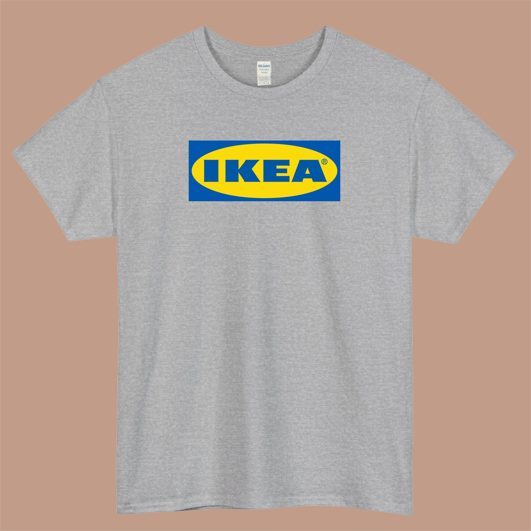 Ikea Logo Mens Unisex Short Sleeve T-Shirt Size S-3XL