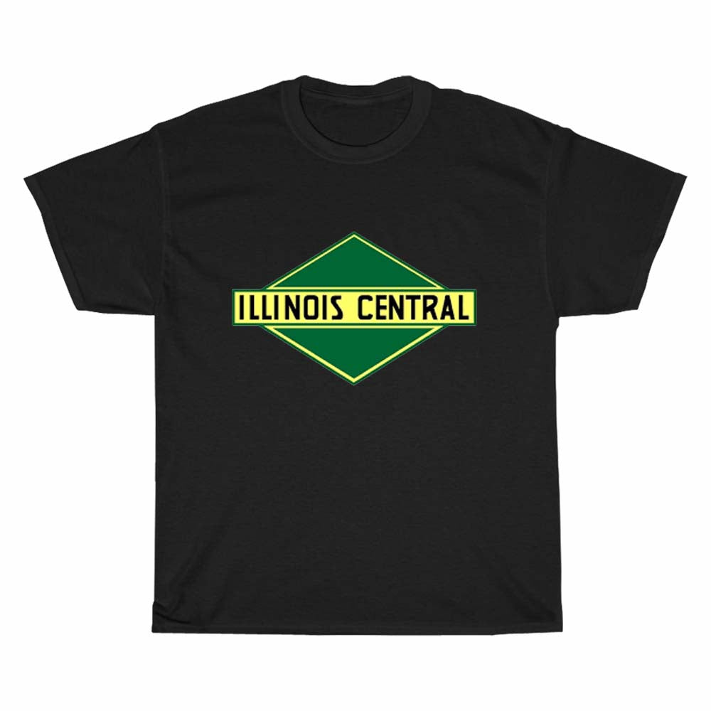 Illinois Central Railroad Logo Men's Unisex T Shirt Size S to 3XL