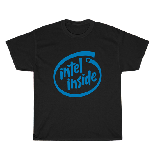 Intel Inside Logo Men's Unisex T Shirt Size S to 3XL