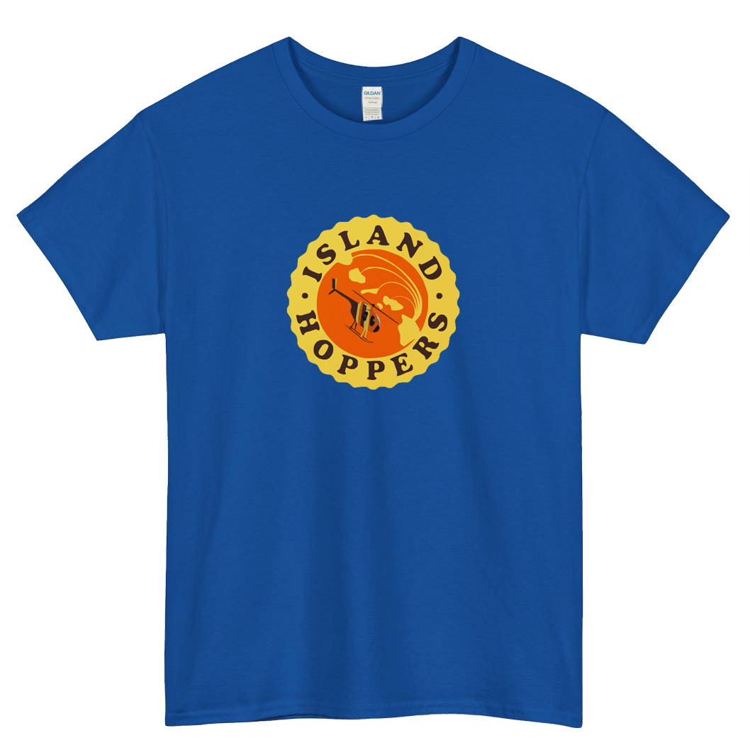 Island Hoppers Magnum PI Movie TV Show LOGO SHORT SLEEVE T SHIRT S-5XL- P