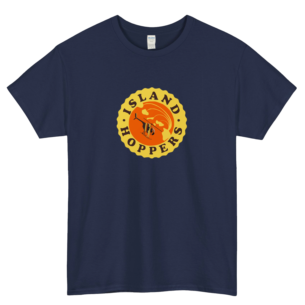Island Hoppers Magnum PI Movie TV Show LOGO SHORT SLEEVE T SHIRT S-5XL- P