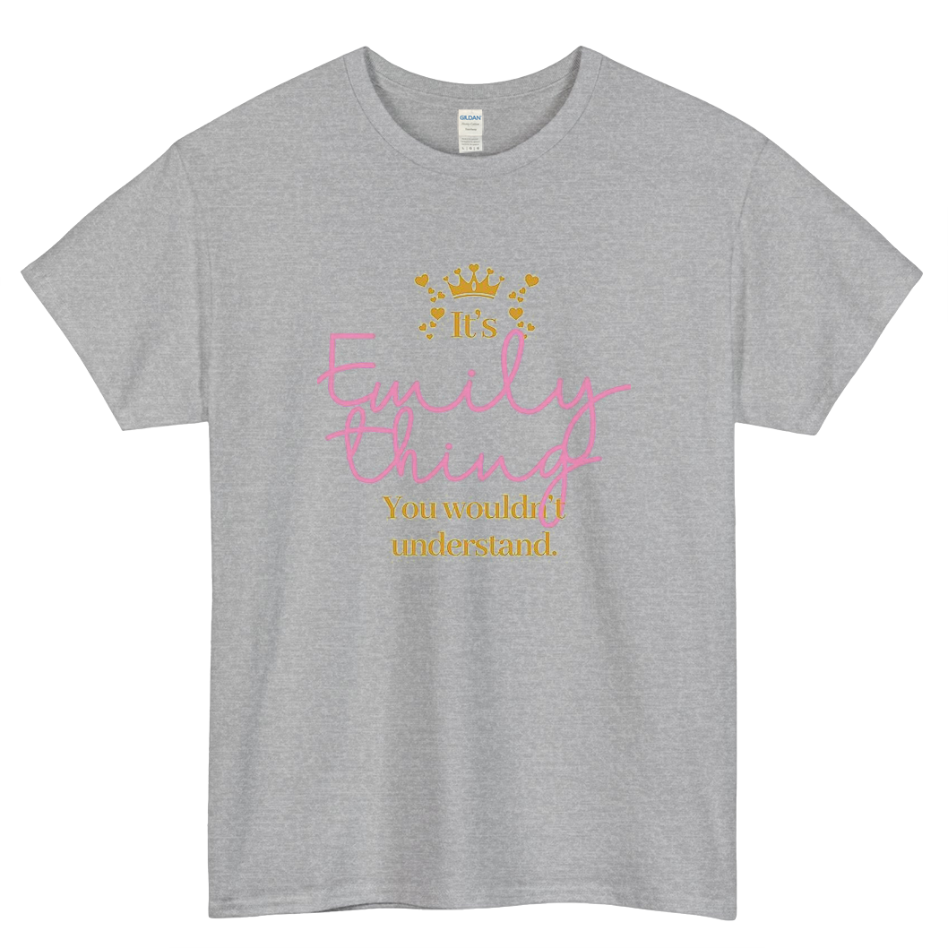 Its Emily thing Logo Mens Unisex Short Sleeve T-Shirt Size S-3XL - P