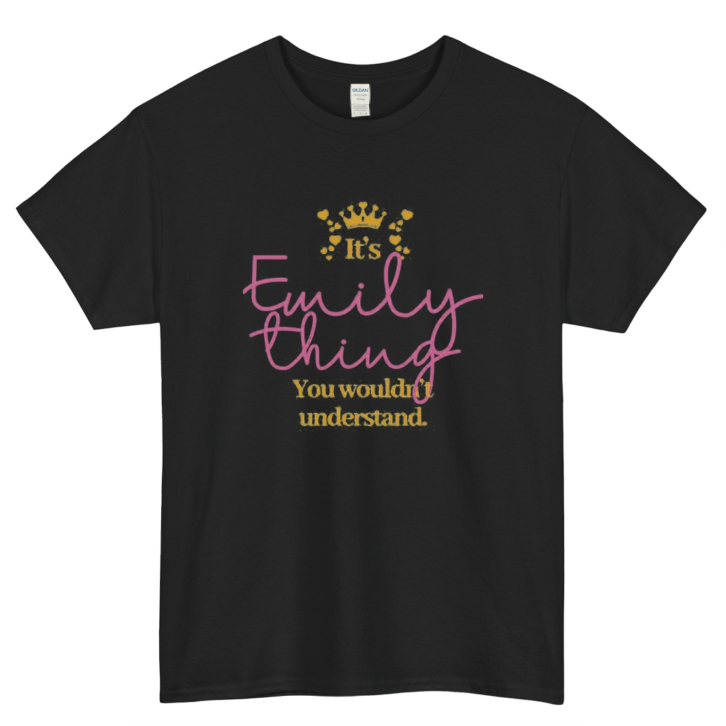 Its Emily thing Logo Mens Unisex Short Sleeve T-Shirt Size S-3XL - P