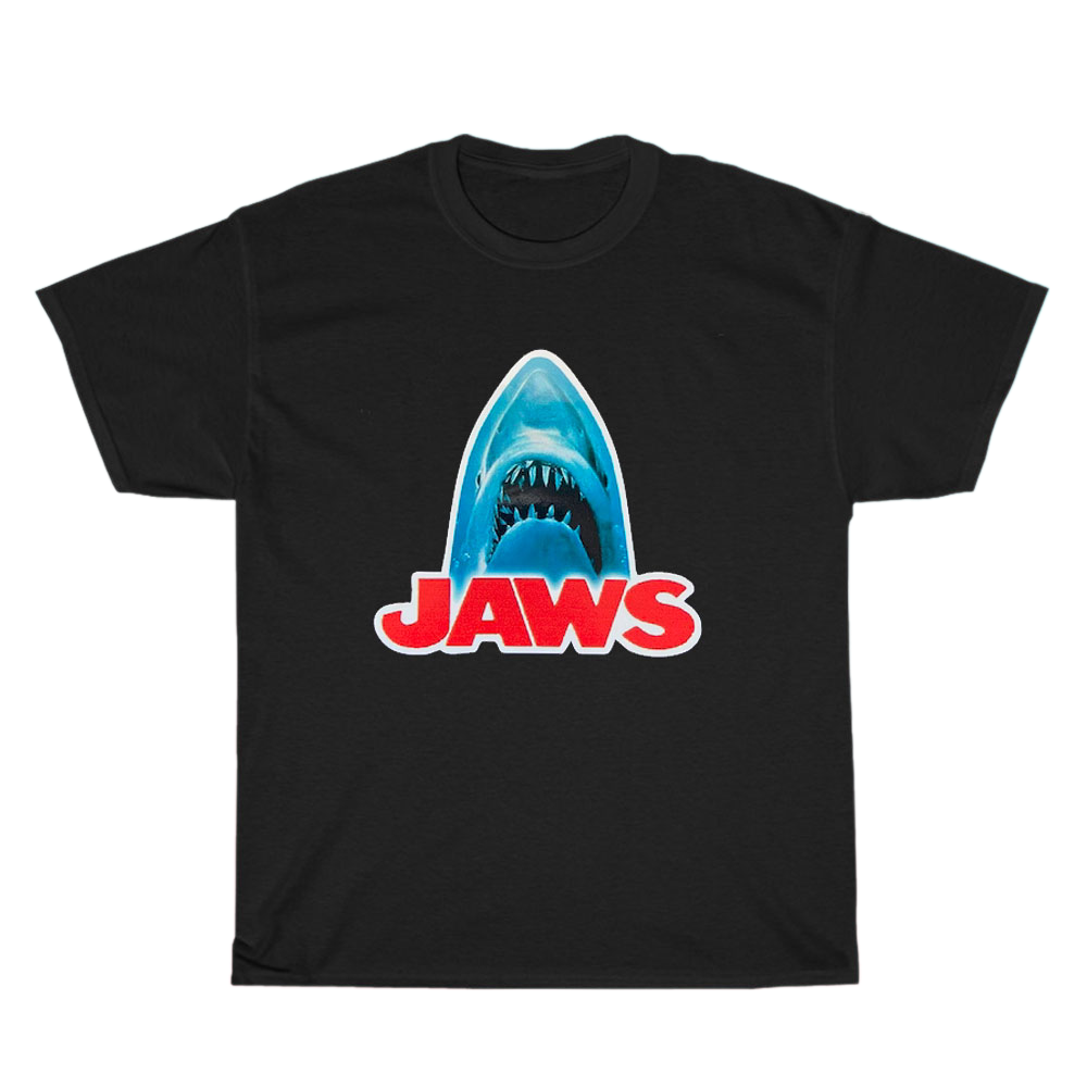 JAWS Sharks Movie Megalodon Logo Men's Unisex T Shirt Size S to 3XL