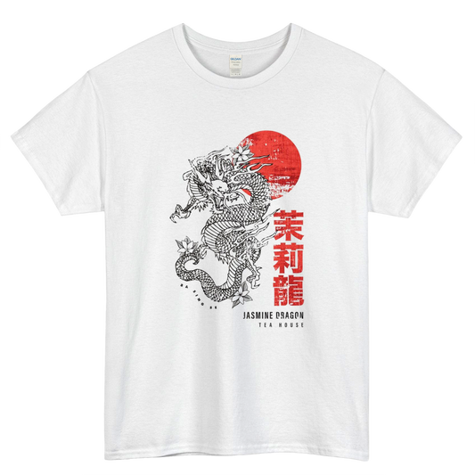 Jasmine Dragon Tea House Logo Mens Unisex Short Sleeve T-Shirt Size S-3XL - P