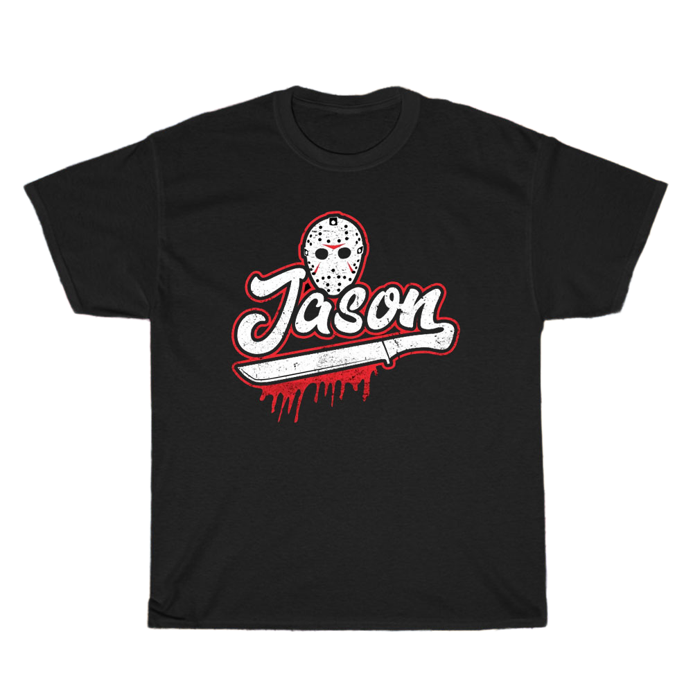 Jason Voorhees Logo Men's Unisex T Shirt Size S to 3XL