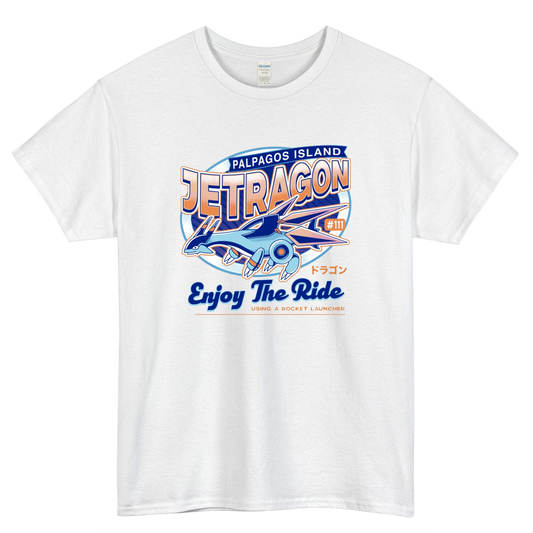 Jetragon Enjoy The Ride Logo Mens Unisex Short Sleeve T-Shirt Size S-3XL - P