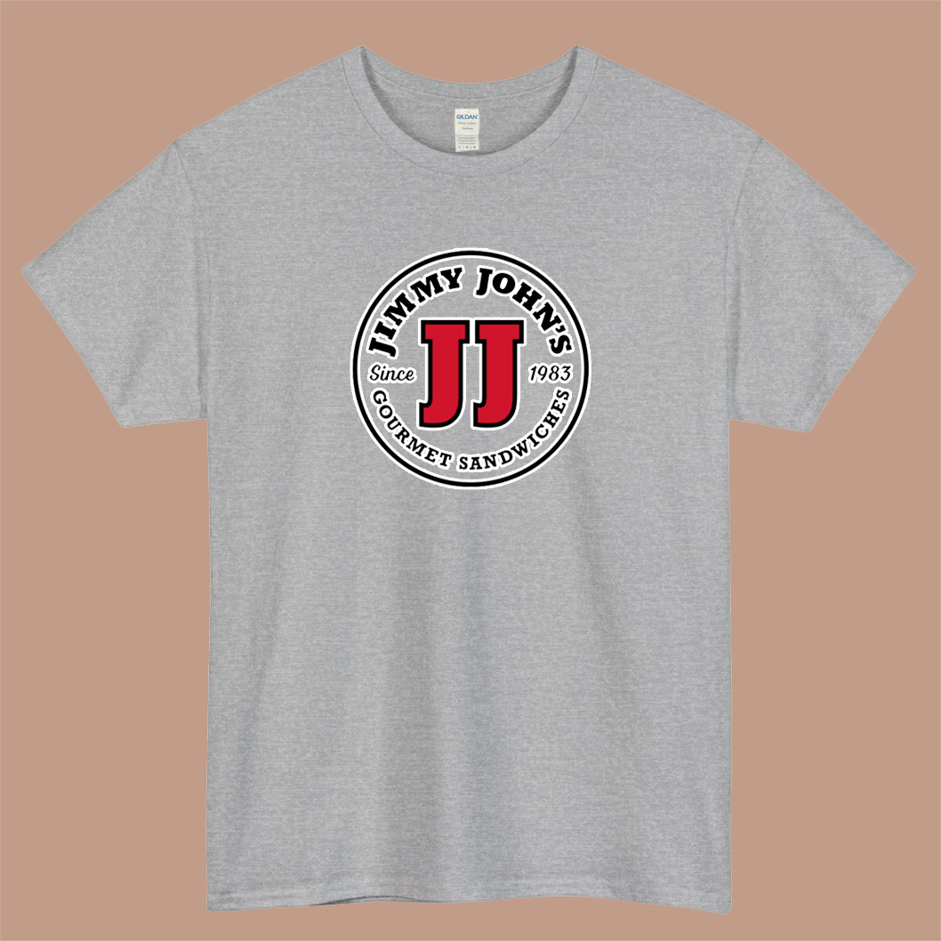 Jimmy Johns Sandwiches Logo Mens Unisex Short Sleeve T-Shirt Size S-3XL - P
