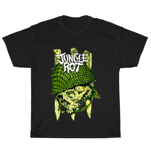 Jungle music band Volcano album Logo Mens Unisex Short Sleeve Black T-Shirt Size S-3XL