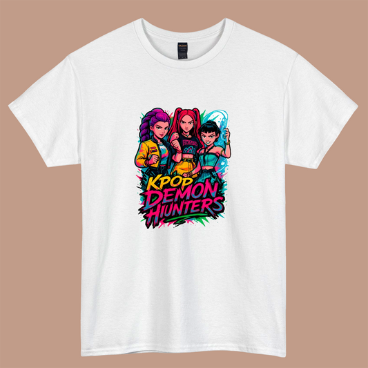 K-Pop Demon Hunters logo SHORT SLEEVE T SHIRT S-3XL- P