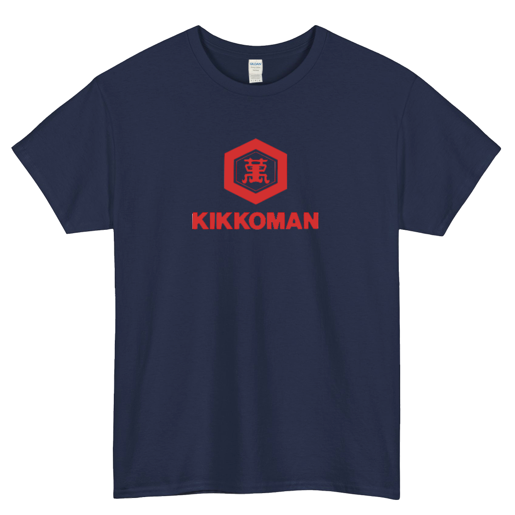 KIKKOMAN SOY SAUCE logo SHORT SLEEVE T SHIRT -P