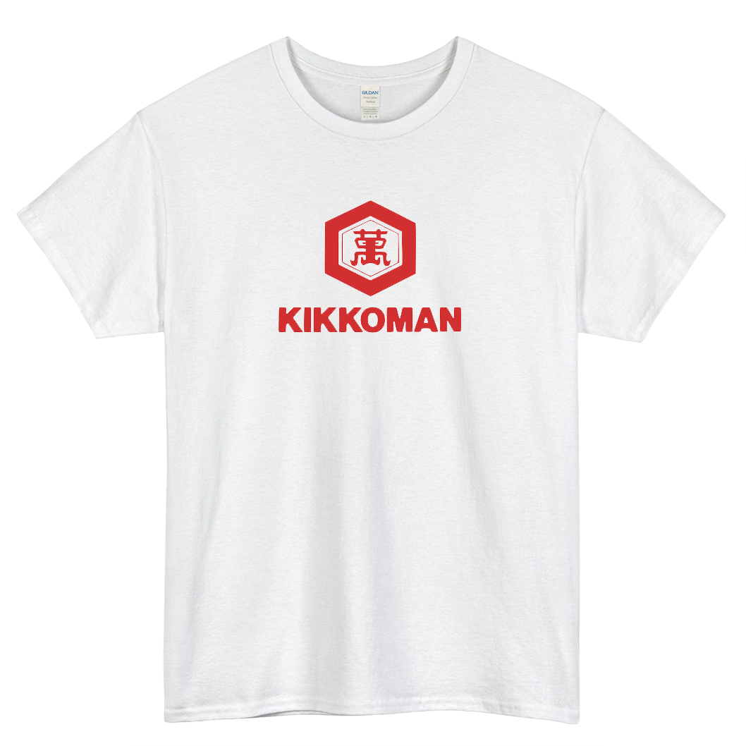 KIKKOMAN SOY SAUCE logo SHORT SLEEVE T SHIRT -P