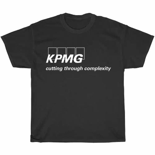 KPMG Cutting Through Complexity Logo Men's Unisex T Shirt Size S to 3XL