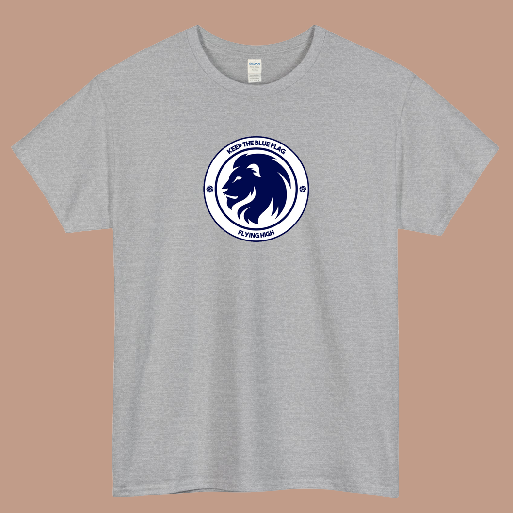 Keep the Blue Flag Flying High Left Crest Logo Mens Unisex Short Sleeve T-Shirt Size S-3XL - P