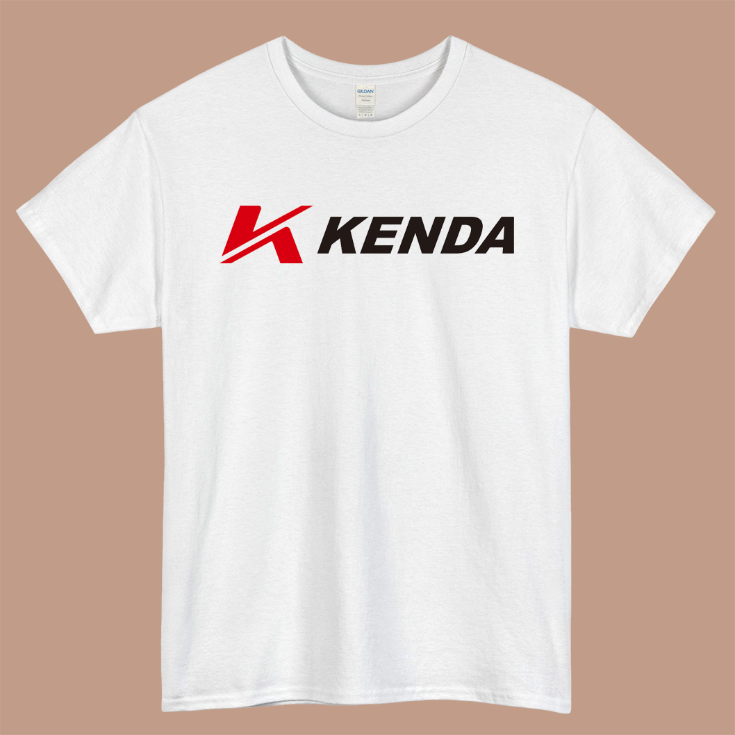 Kenda Unveils New Brand Logo Mens Unisex Short Sleeve White T-Shirt Size S-3XL
