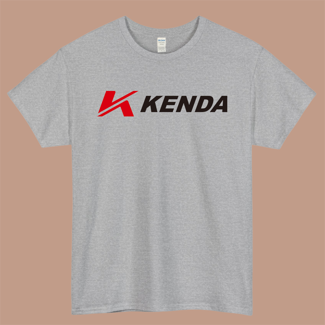 Kenda Unveils New Brand Logo Mens Unisex Short Sleeve Gray T-Shirt Size S-3XL