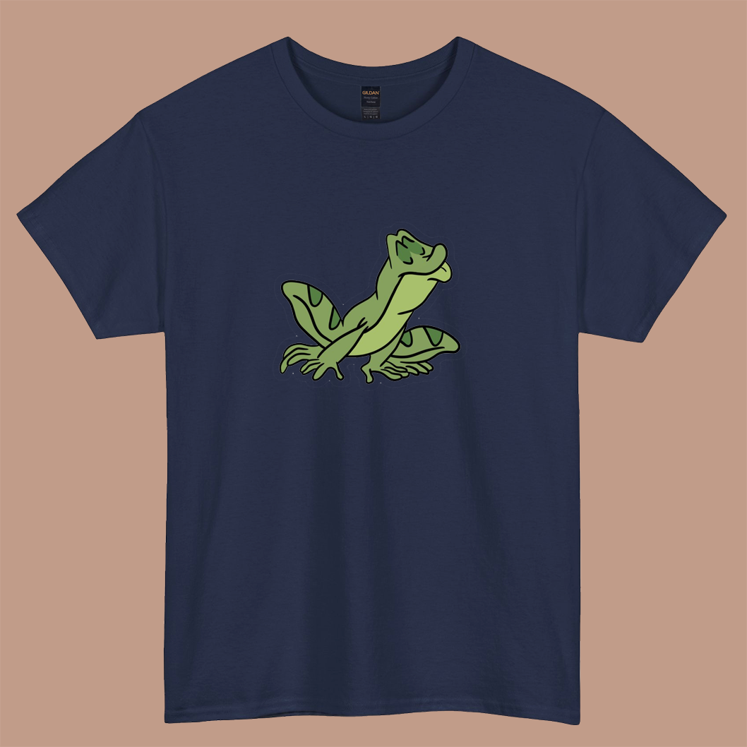 Kissing frog logo short SLEEVE T SHIRT -P