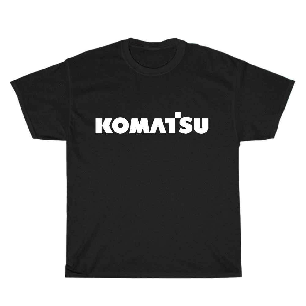 Komatsu Excavator logo Men's Unisex T Shirt Size S to 3XL