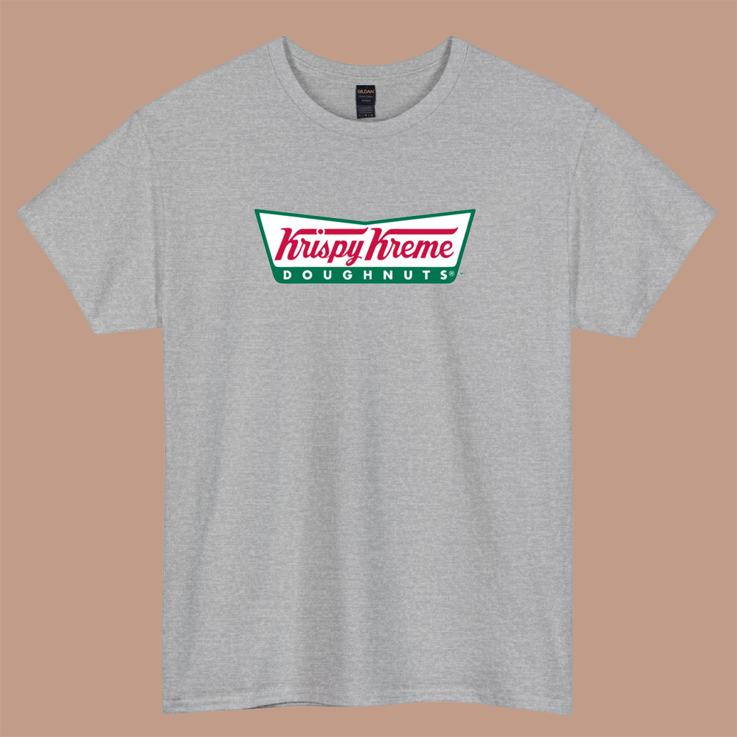Krispy kreme logo short sleeve t shirt S-3XL- P